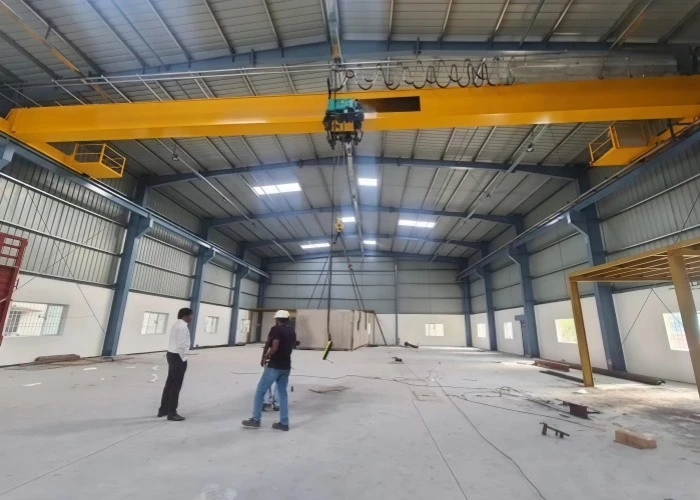 10 Ton Single Girder Overhead Crane With Hoist high quality