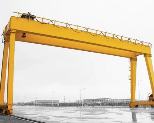 Customized Design 50 Ton 80 Ton Double Girder Gantry Crane With Mobile Trolley high quality