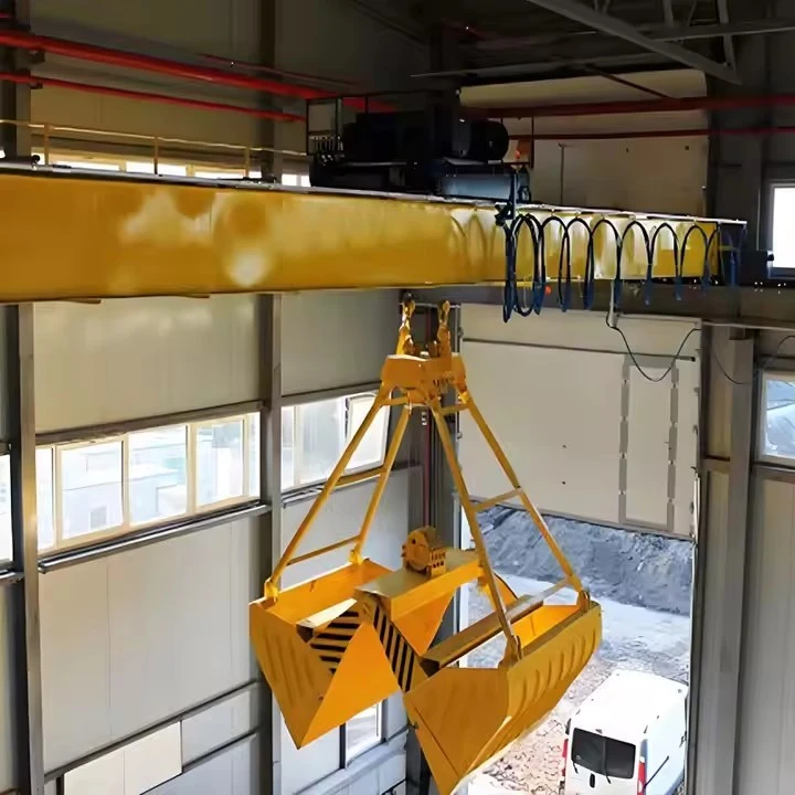 Double Beam Grab Bucket Bridge Crane factory
