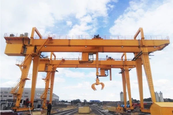 Double Beam Grab Gantry Crane