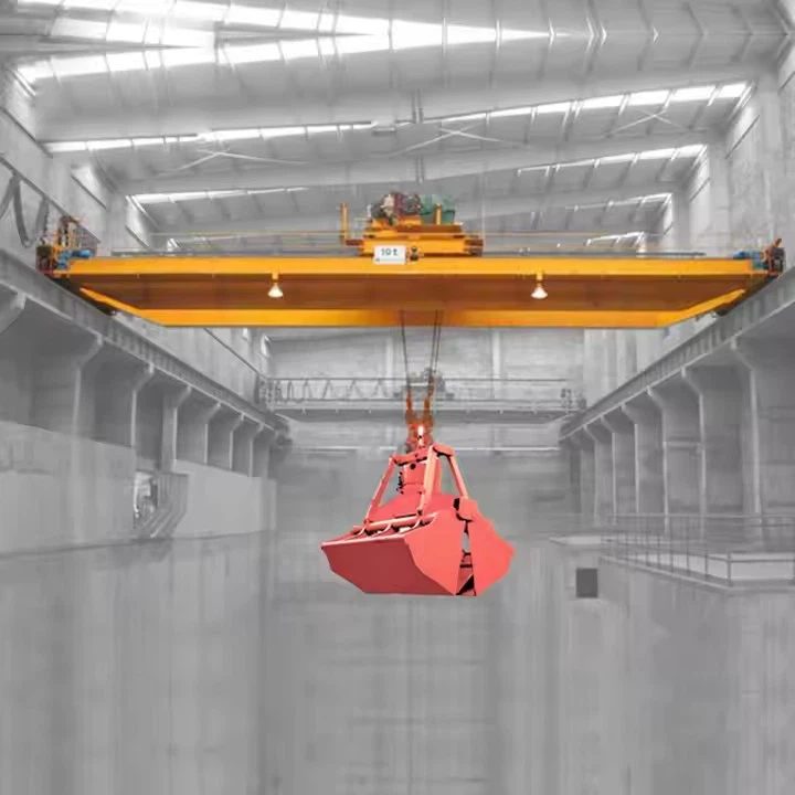 Double Beam Overhead Crane With Electric Bucket Grab best