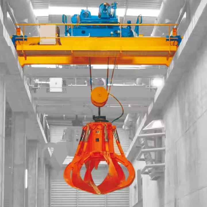 Double Beam Overhead Crane With Electric Bucket Grab suppliers
