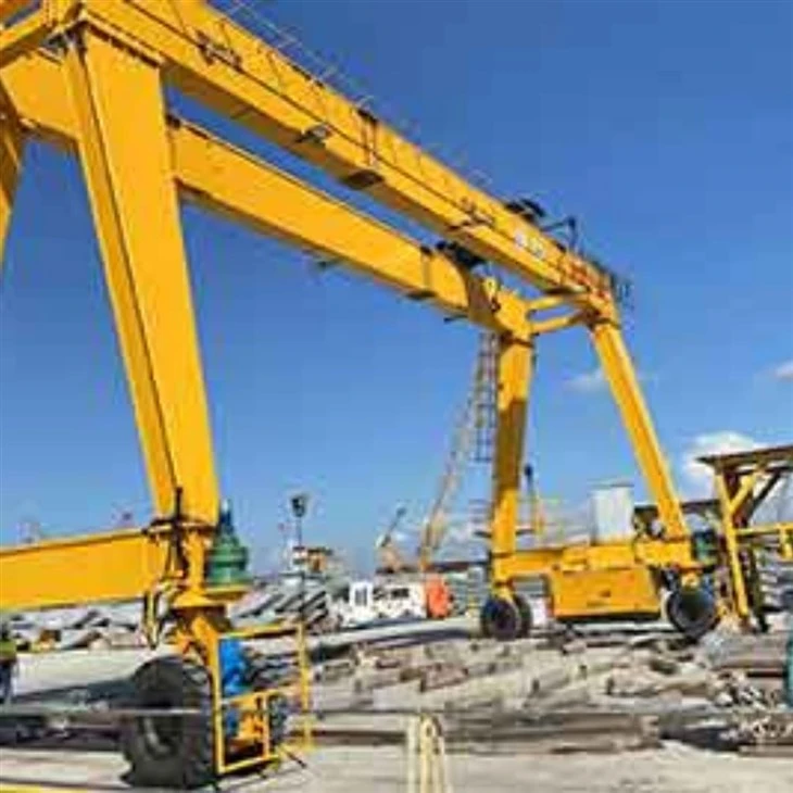 Double Beam Rail Mounted Gantry Crane factory