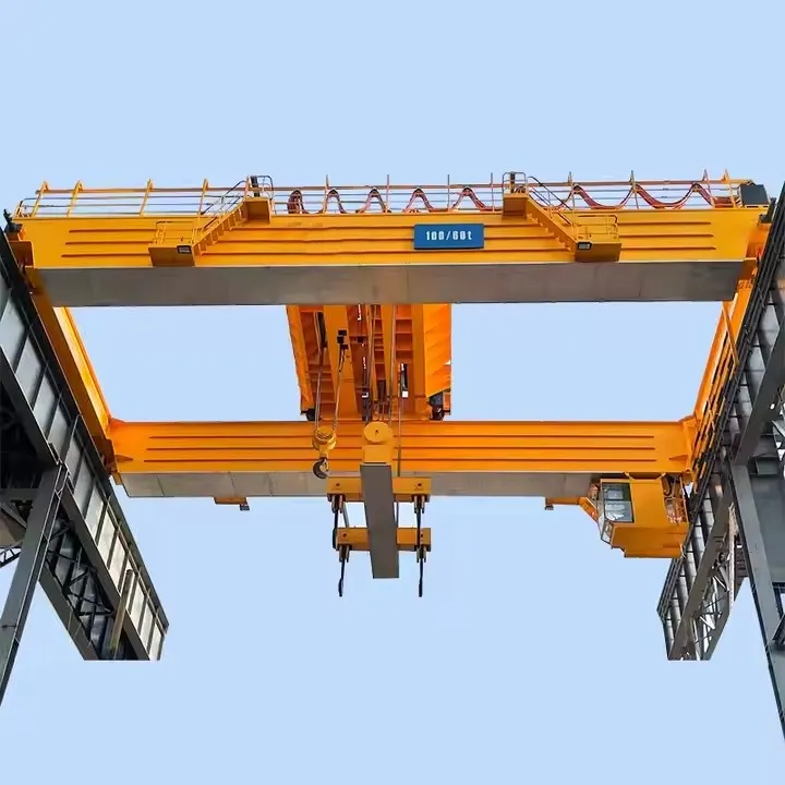 Double Girder Overhead Crane With Winch Trolley