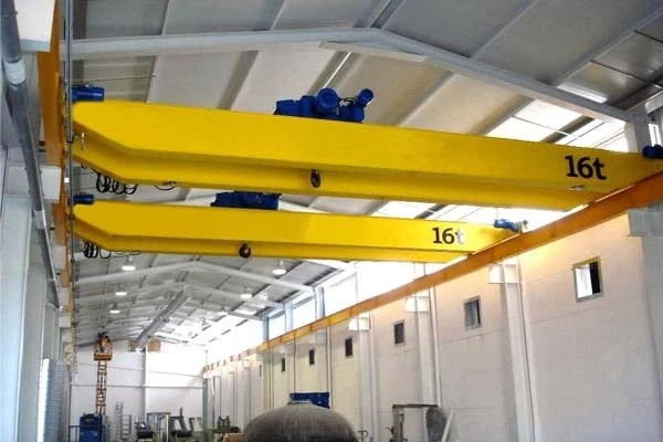 electric double girder bridge crane with hook（5）
