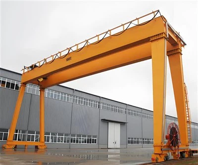 100T Loading Capacity Double Beam Gantry Crane Winch Lifting Double Girder Crane Construction