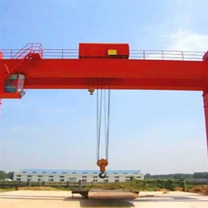 Stationary Double Beam Trolley Gantry Crane factory