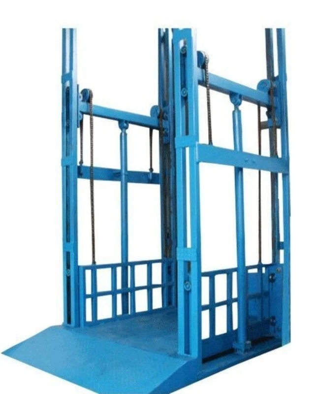 Warehouse hydraulic electric cargo lift（5）